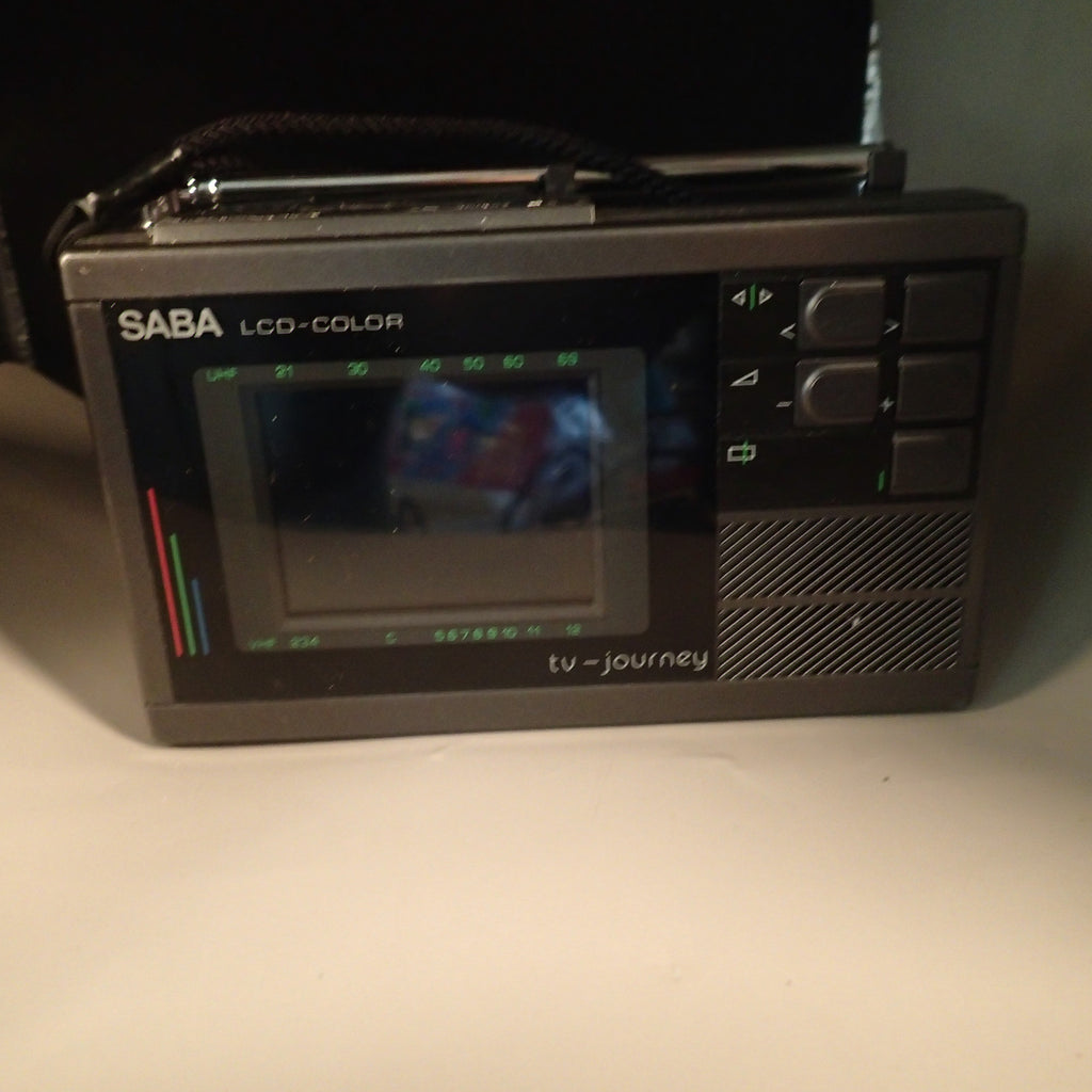 SABA TV-Journey TV mobile TV LCD colore UHF VHF AV Composite Audio 642000