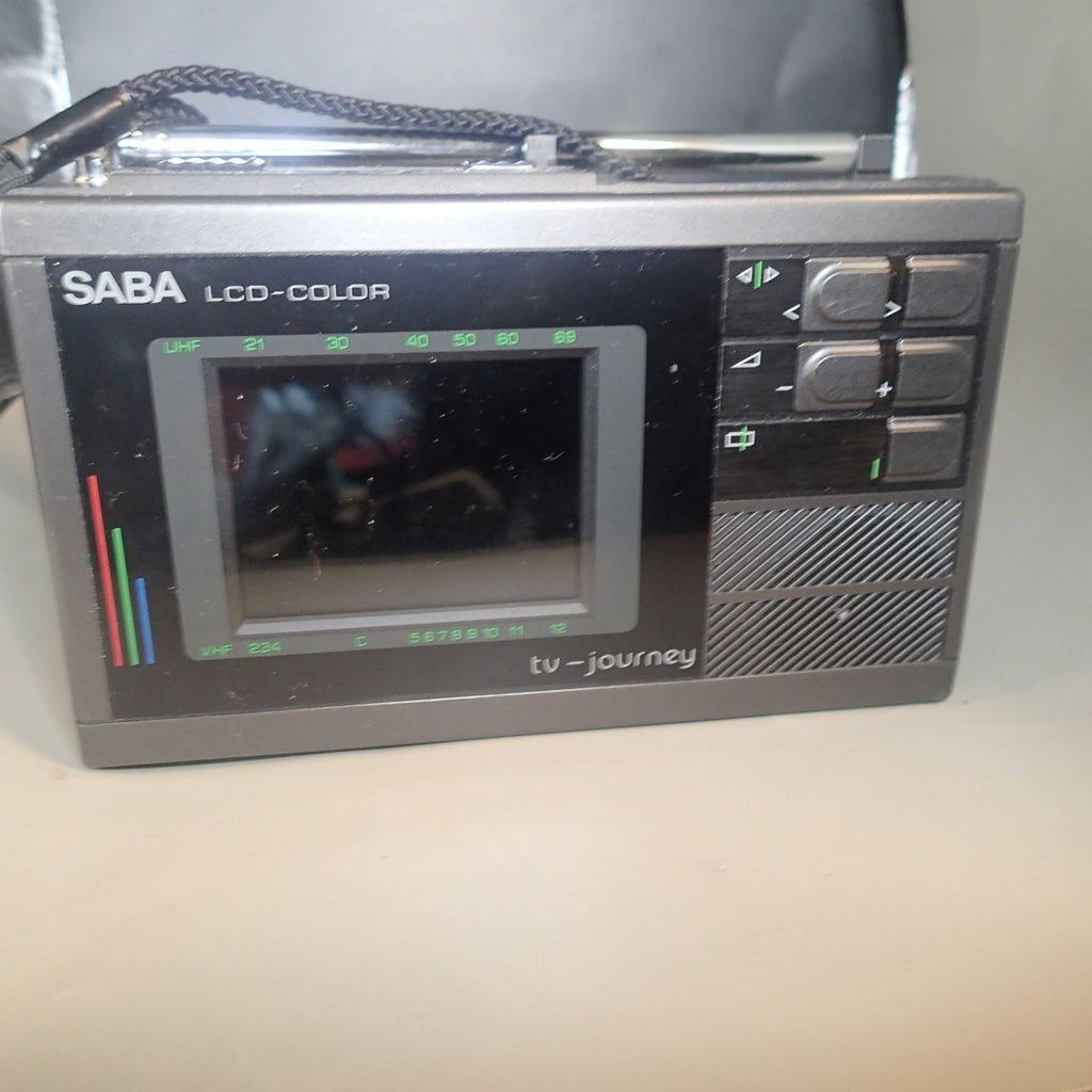 SABA TV-Journey TV mobile TV LCD colore UHF VHF AV Composite Audio 642000