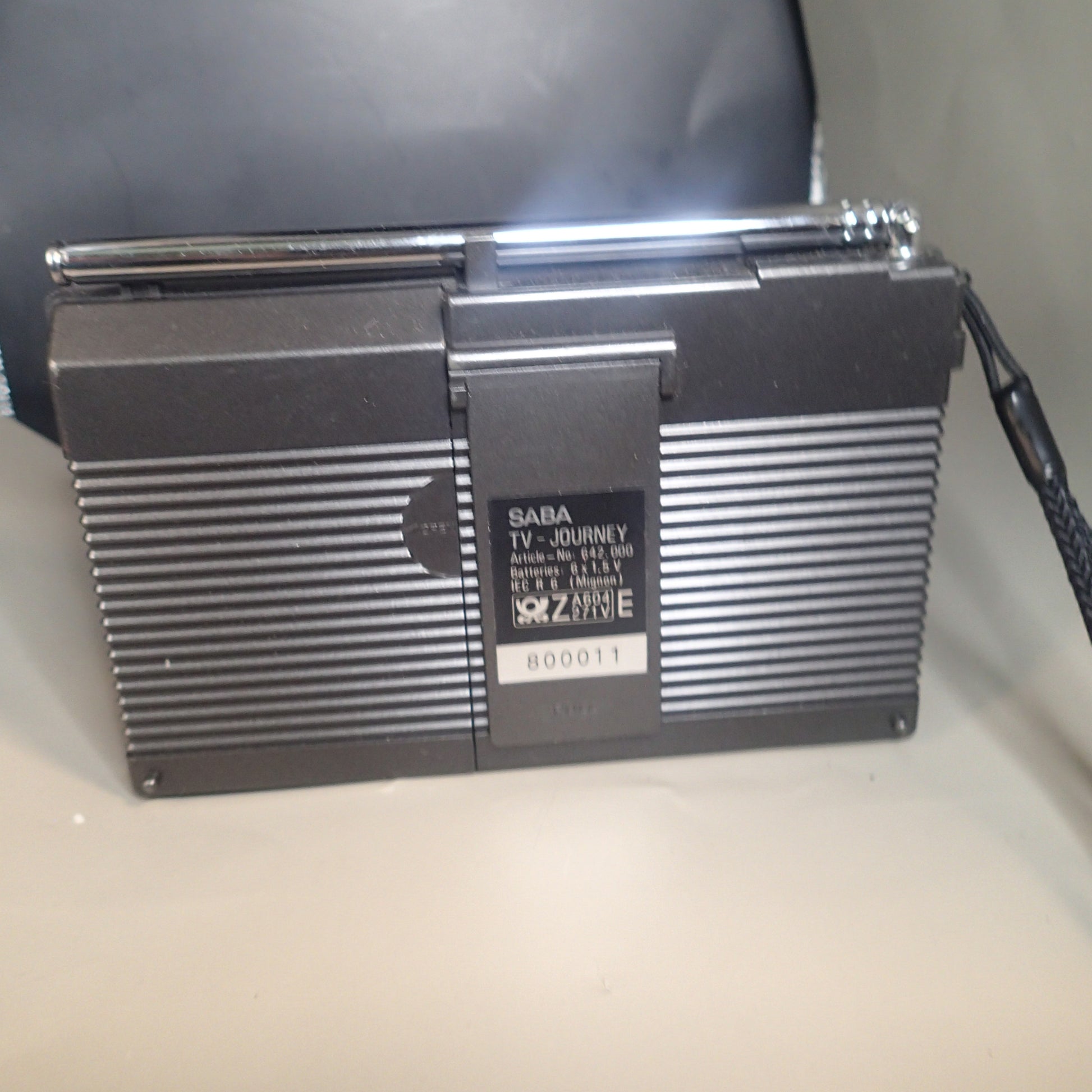SABA TV-Journey TV mobile TV LCD colore UHF VHF AV Composite Audio 642000